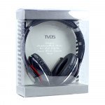 Wholesale HiFi Sound Stereo Headphone with Mic TV05 (Black)